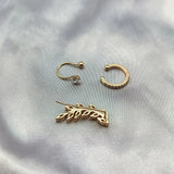 3PCS Copper Alloy Zircon Clip Earrings For Women Man Girl Boy