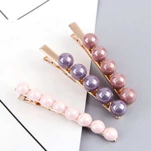 3PCS Pearl Hair Clips Flower Hair Clip Jewelry Accessories Tiara