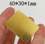 3PCS Brass Plate Copper Sheet Jewelry Tool