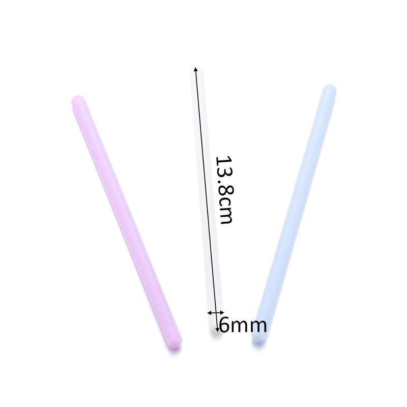 3PCS Silicone Mirror Stirring Rod Resin Dripping Tool Epoxy Resin Tools