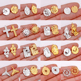 3PCS Stainless Steel Sun Pendant Charms For DIY Jewelry