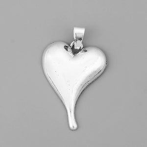 3PCS Tibetan Love Heart Shape Charms Pendants for Jewelry Making