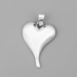 3PCS Tibetan Love Heart Shape Charms Pendants for Jewelry Making