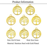 3PCS Titanium Steel Gemstone Star Cross Pendant Diy Jewelry