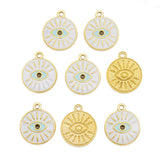 3PCS Devil's Eye Stainless Steel Necklace Pendant