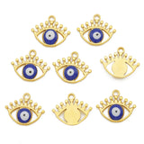 3PCS Devil's Eye Stainless Steel Necklace Pendant
