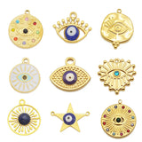 3PCS Devil's Eye Stainless Steel Necklace Pendant