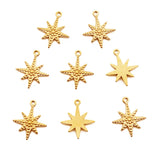 3PCS Titanium Steel Sun Stars Moon Pendant DIY Jewelry Accessories