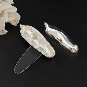 3PCS Vintage Style Bezel Locket Charms Containers Small Wishing Bottle Pendant