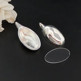 3PCS Vintage Style Bezel Locket Charms Containers Small Wishing Bottle Pendant