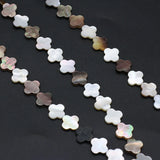 3PCS Natural Freshwater Shell Plum Shape Beads DIY Necklace Bracelet