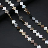 3PCS Natural Freshwater Shell Plum Shape Beads DIY Necklace Bracelet