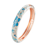 3PCS Cloisonne Indian Bangles Enamel Hand Bracelets Vintage Gift