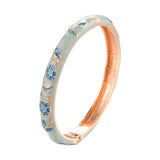 3PCS Cloisonne Indian Bangles Enamel Hand Bracelets Vintage Gift