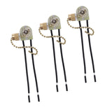 3Pc Fan Pull Chain Ceiling Fan Replacement Pull Chain Golden