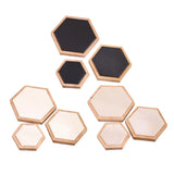Wooden Jewelry Display Tray Showcase for Rings, Necklaces, Bracelets