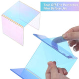 Acrylic Rainbow Stands Tabletop Shelf Showcase Fixture for Display
