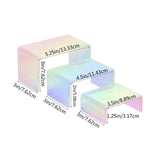 Acrylic Rainbow Stands Tabletop Shelf Showcase Fixture for Display
