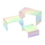 Acrylic Rainbow Stands Tabletop Shelf Showcase Fixture for Display