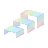 Rainbow Acrylic Display Stand Set for Desserts and Cupcakes