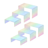 Rainbow Acrylic Display Stand Set for Desserts and Cupcakes