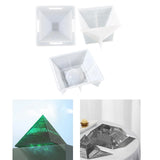 3Pcs Ashtray Mold Tear Resistant Casting Mould for Office Desk Decor