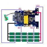 3Pcs BL1830 BMS PCB Charging Protection Board for 18V LXT400 Bl1850