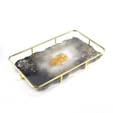 3Pcs Rectangle Round Plate Resin Mold Fruit Tray Oversized Disc F3MF
