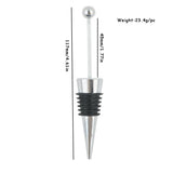 3PCS DIY Beaded Wine Bottle Stopper Fresh-keeping Champagne Stopper