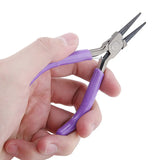 3Pcs Carbon Steel Jewellery Pliers Set Beading Round Jewelry Maker DIY Tool