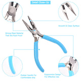 3Pcs Carbon Steel Jewelry Pliers Set for Crafting
