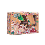 3Pcs Christmas Gift Boxes DIY Packaging Decor Paper Box for Xmas Gift