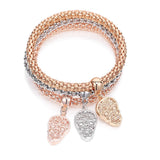 Crystal Charm Bracelet Set, Variety of Designs, Women's Jewelry Gift