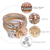 Crystal Charm Bracelet Set, Variety of Designs, Women's Jewelry Gift