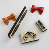 3Pcs Scrapbook Embossing Wooden Die Cutting Leather Mold Bow Shape