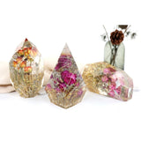 3Pcs DIY Crystal Epoxy Resin Mold Gemstone Ore Faceted Bracelet Holder