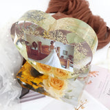 3Pcs Crystal Resin Mold Love Photo Frame Ornaments Mirror Silicone Mold