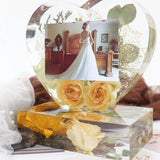 3Pcs Crystal Epoxy Resin Mold Love Photo Frame Love Ornaments Silicone Mold