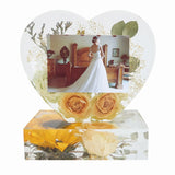 3Pcs Crystal Resin Mold Love Photo Frame Ornaments Mirror Silicone Mold