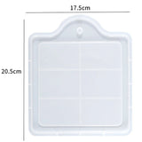 3Pcs Crystal Epoxy Square Mould Tray Silicone Mould Decoration