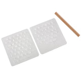 3Pcs DIY Letter Stamp Leathercraft Tools Alphabet Stamps Punch Kit