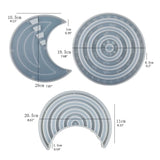 3Pcs Rotatable Circular Wall Calendar Silicone Mold DIY Perpetual Calendar Resin