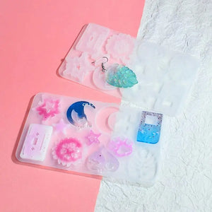 Earring Display Stand Mould Set - Jewelry Organizer Holder and Tree Base Mold