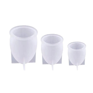 3Pcs Egg Light Resin Mold for DIY Resin Art Table Lamp Home Decor