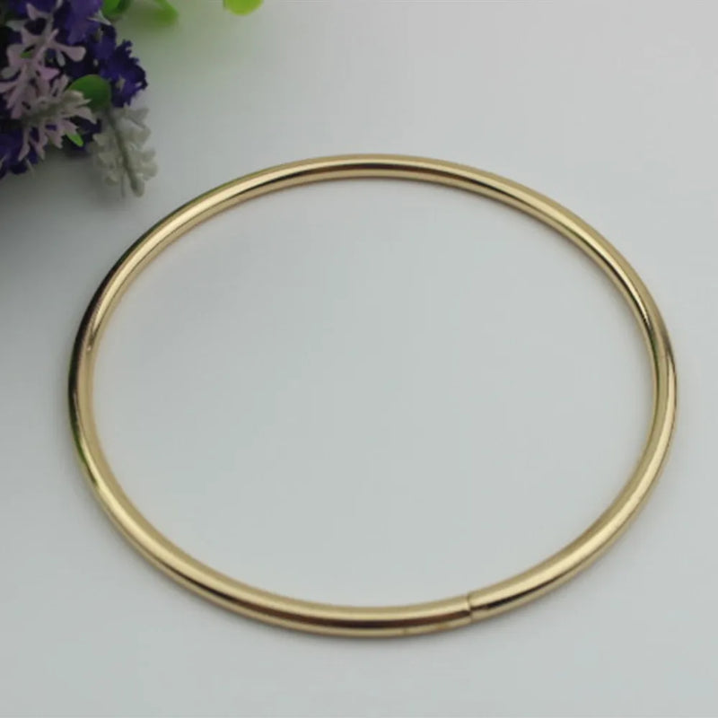 3Pcs 10cm Metal Round Hair Braid Rings Accessories Clips for Women