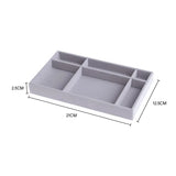 3Pcs Portable Velvet Jewelry Display Organizer