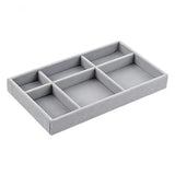 3Pcs Portable Velvet Jewelry Display Organizer