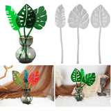 3Pcs Feather Turtle Back Leaf Flower Silicone Mold DIY Crystal Epoxy Resin Mold
