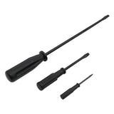 3Pcs Flat Head Screwdriver Set Plastic Handle Sewing Machine Repair Tool