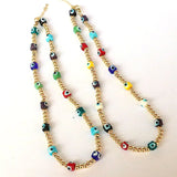 3Pcs Lampwork Glass Eye Beads Choker Necklaces